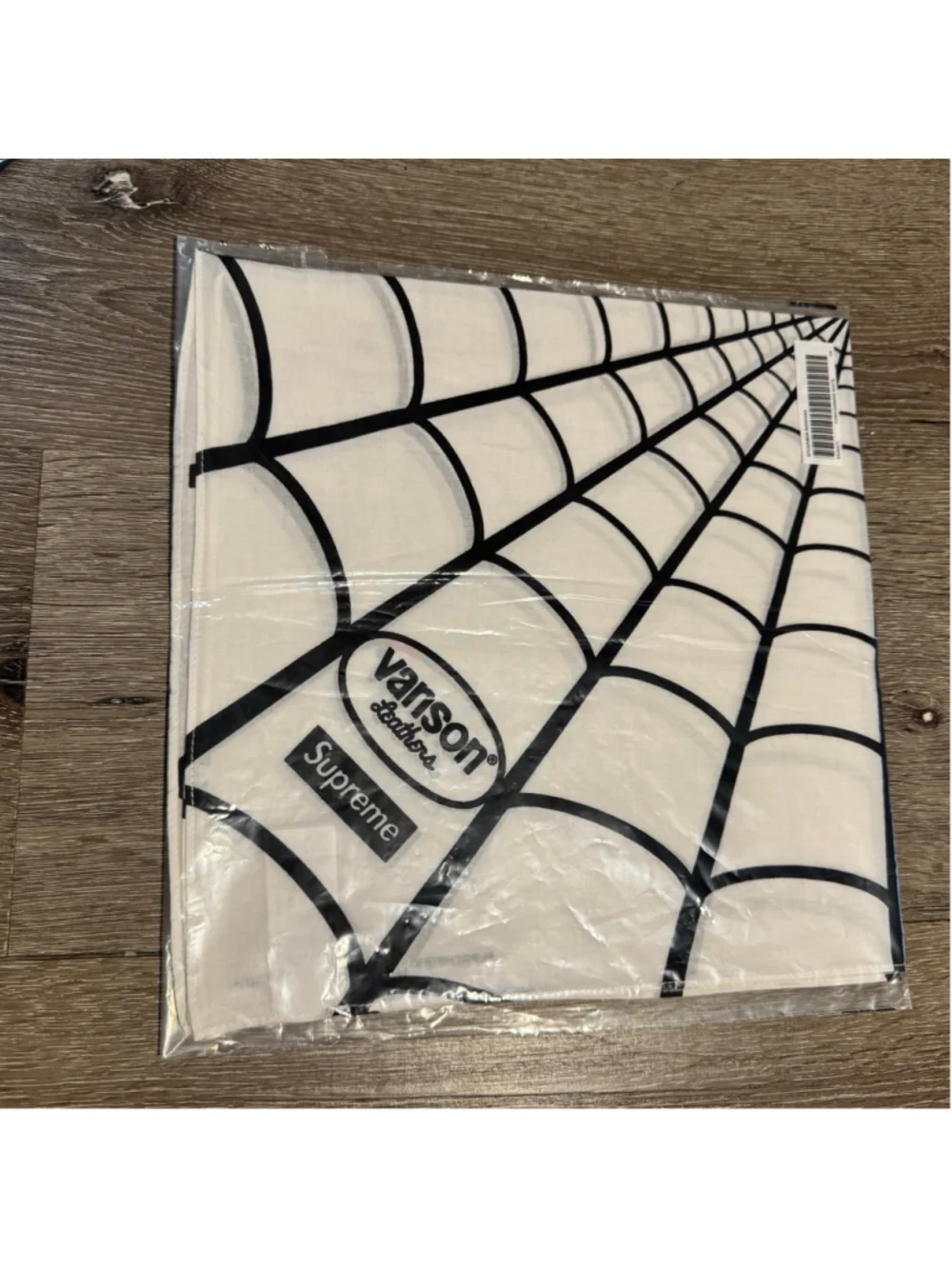Supreme X Vanson Leathers X Spider-Man Bandana Black White Red Set Of 3 Bundle